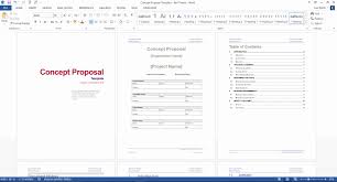 Business Proposal Template Word Fresh Concept Proposal Template Ms Word In 2020 Free Business Proposal Template Business Proposal Template Proposal Templates