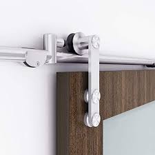 5 equal lites with frosted glass ash gray interior sliding barn door slab with hardware kit: The 8 Best Barn Door Hardware Pieces Of 2021