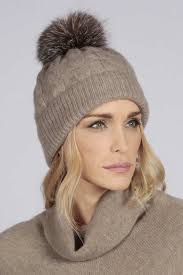 Knitting grab your knitting needles and some yarn to get started. Camel Brown Pure Cashmere Fur Pom Pom Cable Knit Beanie Hat Italy In Cashmere Uk
