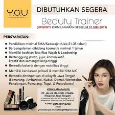 Syarat menjadi profesor rupanya cukup menarik untuk dipelajari. Lowongan Kerja Sebagai Beauty Advisor Agustus 2021