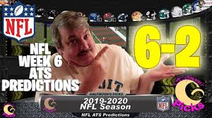 Now that we're more than a quarter of the way through the 2020 nfl season, nfl betting is becoming less of a guessing game — but the same is. Nfl Week 6 Ats Picks For The 2019 2020 Football Season Youtube