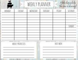 free printable weekly calendar for every style a country girl s life