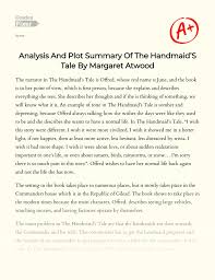 Imagine living in a world where the government decides your the ending of the handmaid's tale is a 2196 epilogue narrated by dr. Analysis And Plot Summary Of The Handmaid S Tale By Margaret Atwood Essay Example 1585 Words Gradesfixer