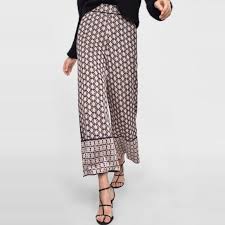 Gold | lady women satin harem pant yoga pleated waist belly dance tribal. Zara Pants Jumpsuits Nwot Zara Geometric Zig Zag Gold Palazzo Pants Poshmark