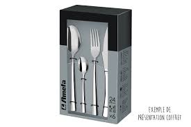 Menagere 24 Couverts De Table Juno Amefa Acier Inox