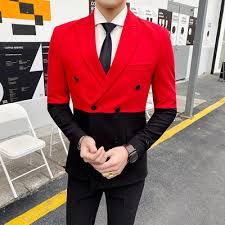 Suit Men Latest Coat Pant Designs 2 Piece Color Patchwork Double Breasted Suits Slim Fit Tuxedo Prom Suits Ternos Costume 2020 Buy At The Price Of 40 49 In Aliexpress Com Imall Com