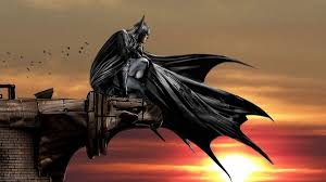 Batman At Sunset Batman Batman Comics Batman And Superman