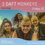 3 Daft Monkeys at Deepdale Festival