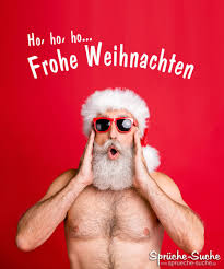 Ho Ho Ho Frohe Weihnachten Lustiger Weihnachtsmann