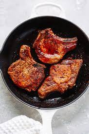 These baked pork chops are juicy on the inside and crispy on the outside. Easy Oven Pork Chop Recipe Healthy Delicious