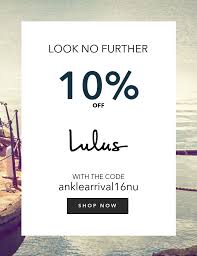10 Off Lulus 10 Things Free Gift Cards