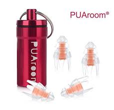 Puaroom Swimmingpro Ohrstopsel Weiche Silikon Wasserdichte Gehorschutzstopsel Fur Schwimmen Bad Mit Mini Aluminium Carry Flasche Behalter Aluminium Hallenbad
