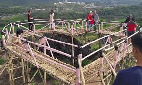 10 Foto Bukit Karang Numpang Sukabumi Peta Alamat Lokasi Jembatan Hati Jejakpiknik Com