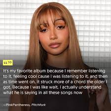 pinkpantheress revealed in a recent #pitchfork interview that  #kendricklamar's 2015 album 'to pimp a butterfly' is her favorite album of  all time 💿 she spoke about how the album changed her perspective