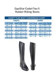 Equistar Ladies Cadet Flex Ii Rubber Tall Riding Black Boots With Elastic Insert 42 11 Us