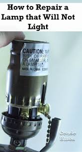 Fluorescent light repair is something that everyone who owns one should learn. How To Replace A Lamp Socket That Will Not Light Lamp Socket Lamp Lamp Cord