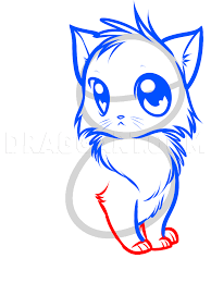 How To Draw A Cute Anime Cat Step By Step Drawing Guide By Dawn Dragoart Com 40 easy things to draw for your bullet journal. how to draw a cute anime cat step by