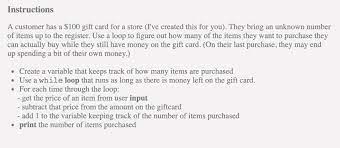 Gift cards are a great way to encourage additional sales. Instructions A Customer Has A 100 Gift Card For A Chegg Com