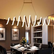 minimalisme moderne led lampes suspendues pour salle a manger bar cuisine en aluminium acrylique su eclairage du salon lustre salle a manger luminaire suspendu