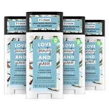 Buy Love Beauty And Planet Deodorant Water And Mimosa Flower Coconut 2 95 Oz Pack Of 4 Online In Kazakhstan B084pm4nf9