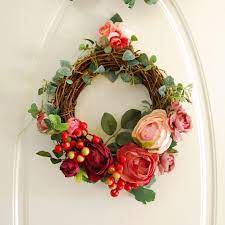Maybe you would like to learn more about one of these? 2021 Artificial Silk Flower Wedding Party Home Decoration Floral Door Wreath Wall Hanging Bouquet Decor Christmas Decorative Flowers From Chinasmoke 28 42 Dhgate Com