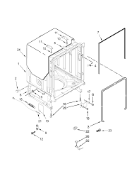 kitchenaid kdte334dss0 dishwasher parts