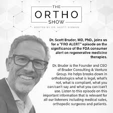 It was pleasure to meet Scott Sigman MD last week to discuss the recent,  important FDA announcement regarding biologic products in orthopaedics.  Tune in to this Podcast for tips