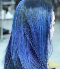 Shampoo opens the hair cuticles and allows the color to penetrate deeper into your hair. Back To Work After The Festive Holidays Embrace The Blues And Make The Best Of It With A Stunning Roy Hair Colour Design Royal Blue Hair Color Hair Color Blue