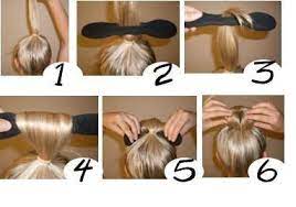 Half updo with shoulder length twists. Schwamm Bun Haar Donut Twister Maker Kaufland De