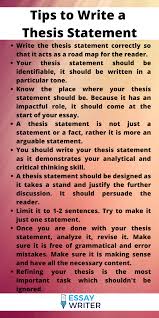 Tips To Write A Thesis Statement In 2020 Thesis Statement Essay Writing Writing A Thesis Statement