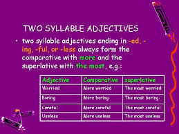 Of the verbs in brackets. Comparative And Superlative Adjectives Some Rules About Forming