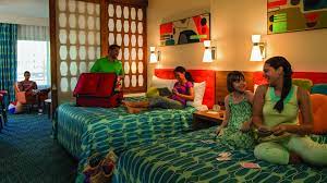 Standard rooms have pillowtop beds, and at 450 square feet, are some of the largest at universal orlando resort. Cabana Bay Beach Resort Universal Studios Orlando Resort Orlando