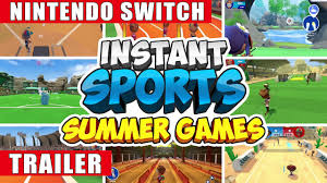 Instant Sports Summer Games Nintendo Switch Announcement Trailer Youtube