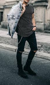 We have always come across men who are fashion lovers and are known for their good dressing sense and they are korean boys. Bad Boy Style Outfits For Men Combinar Ropa Hombre Estilo Chico Malo Ropa Moderna Hombre