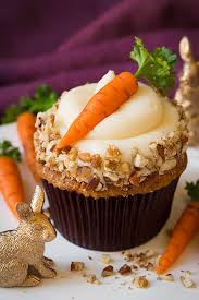 Carrot Cake Cupcakes With Cream Cheese Frosting Cooking Classy Cupcake Recipes Easter Baking Easter Dessert