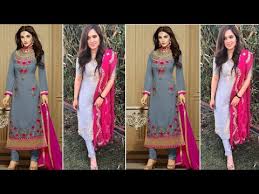 Pink colour combination suit salwar. Grey And Pink Suit Color Combination Ideas Latest Churidar Salwar Grey And Pink Suit Youtube