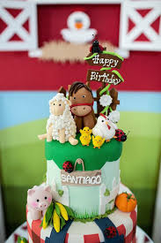 Farm animal balloons hanging in the living room. Farm Animal Themed 2nd Birthday Party Pretty My Party Party Ideas