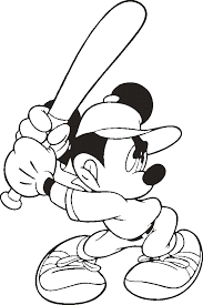 Black And White Mickey Mouse Clipart Mickey Clipart Black And White Mickey Mouse Coloring Pages Baseball Coloring Pages Mickey Coloring Pages