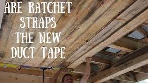 If you have paneling made of cedar, though, a finish will prevent the natural aromas from circulating. Installing A Rough Sawn Lumber Ceiling With Ratchet Straps Youtube