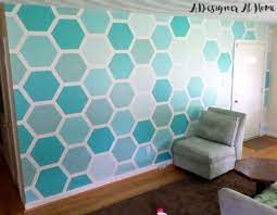 Our wall is 8 feet tall by 9 1/2 feet wide to give you the scale for this project. 34 Cool Ways To Paint Walls Wall Patterns Wall Paint Designs Room Paint