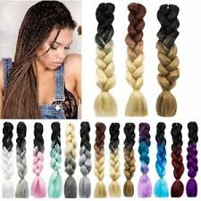 It requires knowing how to do a dutch braid, which is essentially a reversed french plait (great tutorial here). 24 Jumbo Braiding Box Braids Hair Extensions Long Straight Sew In Hair Extension Ebay