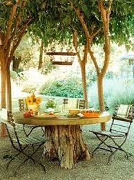 Outdoor Bar Height Table Ideas On Foter Stump Table Outdoor Tree Stump Table Garden Table