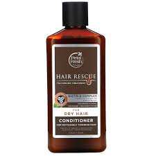 Hot oil treatments, essential oils, and gentle cleansing products can naturally nurture an excellent treatment for dry damaged hair, this old standby is probably available most everywhere. Petal Fresh Pure Hair Resq Thickening Treatment Conditioner For Dry Hair 12 Fl Oz 355 Ml Iherb