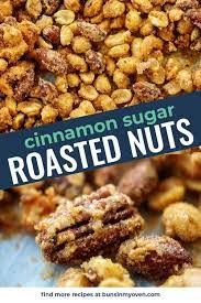 Cinnamon Sugar Candied Nuts Recipe Roasted Nuts Candied Nuts Candied