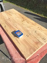 Shifting into a new home brought lots of shopping for new furniture pieces. Diy Rustic Coffee Table Tutorial H2obungalow