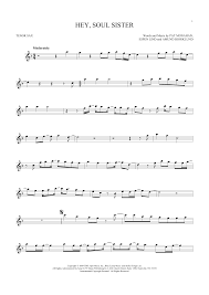 Hey Soul Sister Train Saxophon Noten Download If while singing the song you find that you can sing most of the notes but start to strain your voice when trying to sing the high notes, then you need to pick a lower. hey soul sister train saxophon