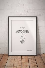 Peter Pan Quote Art Print One Girl Is More Use Than Twenty Etsy Minimalist Book Book Quotes Elegant Wall Art