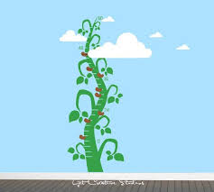 Beanstalk Decal Growth Chart Decal Jack And By