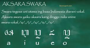 Biasanya digunakan pada awal kalimat atau untuk nama dengan awalan vokal yang. Aksara Swara Lan Tuladha Aksara Swara Bene Ngerti