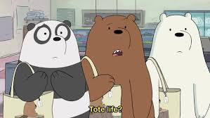 Grizz, ice bear and panda are three bear brothers who go on a series of misadventures in the modern human world. We Bare Bears We Bare Bears Tote Life Facebook